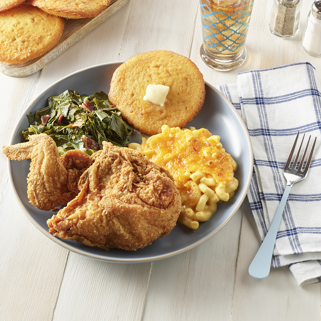 KJs Fried Chicken Plate 723 0016